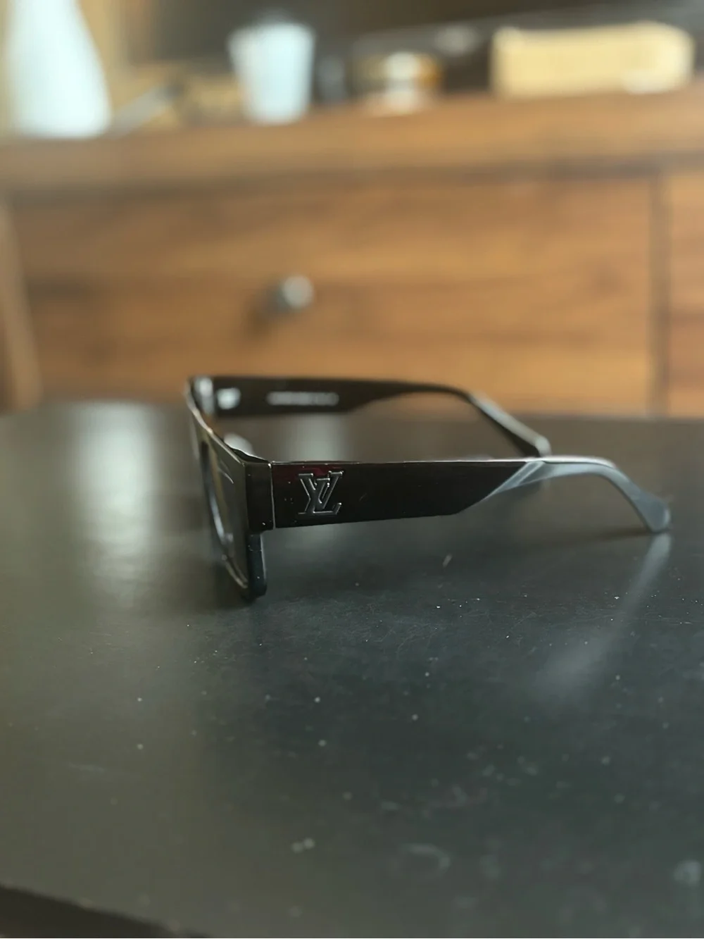 Louis Vuitton Clash Square Sunglasses – All Black